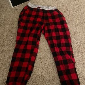 Checkered Christmas PJ pants